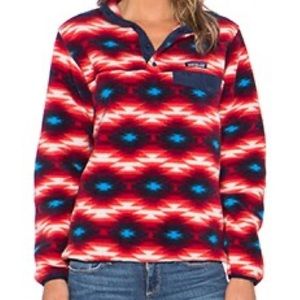 Patagonia Synchilla Snap-T Fleece Pullover in Wild Desert Aztec Print